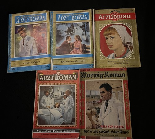 5er set alte arztroman hefte - 5er-set, arztroman-hefte